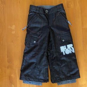 Boys Burton XS snowboard pants